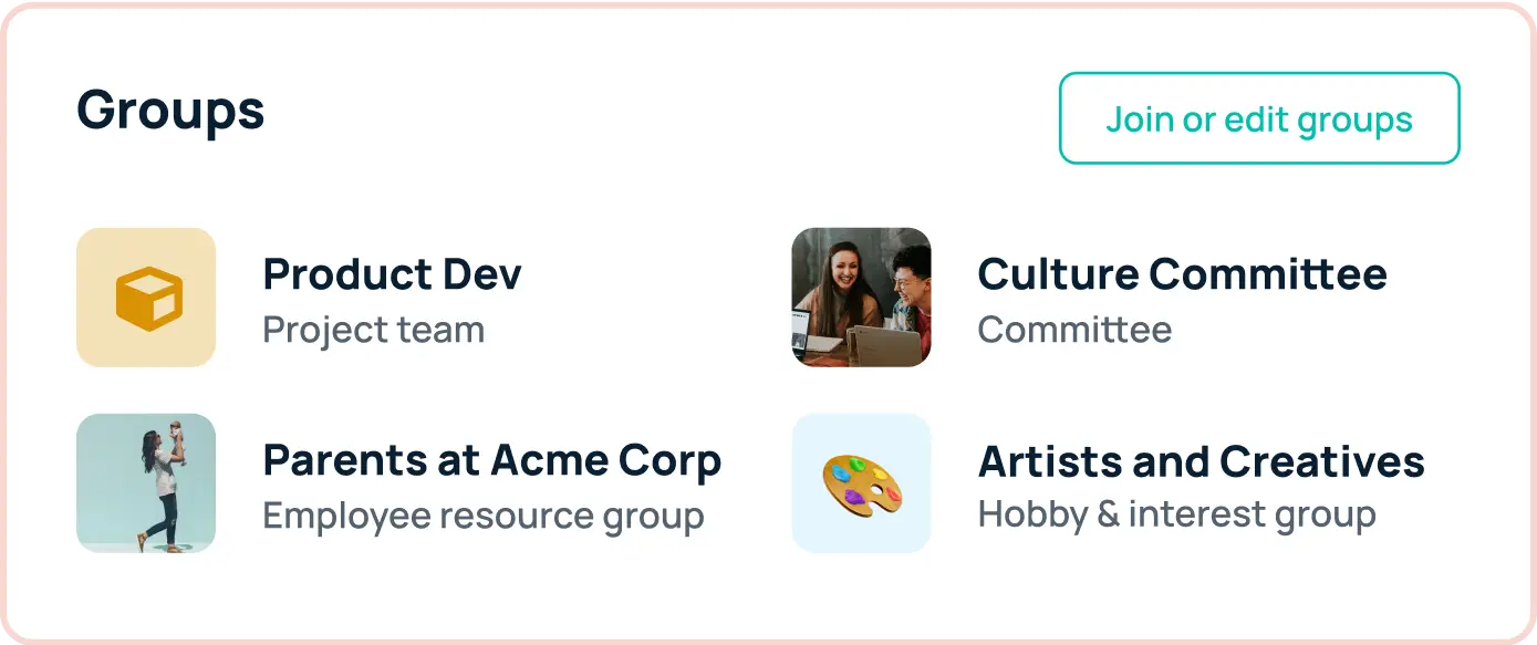 GoProfiles employee groups to build community